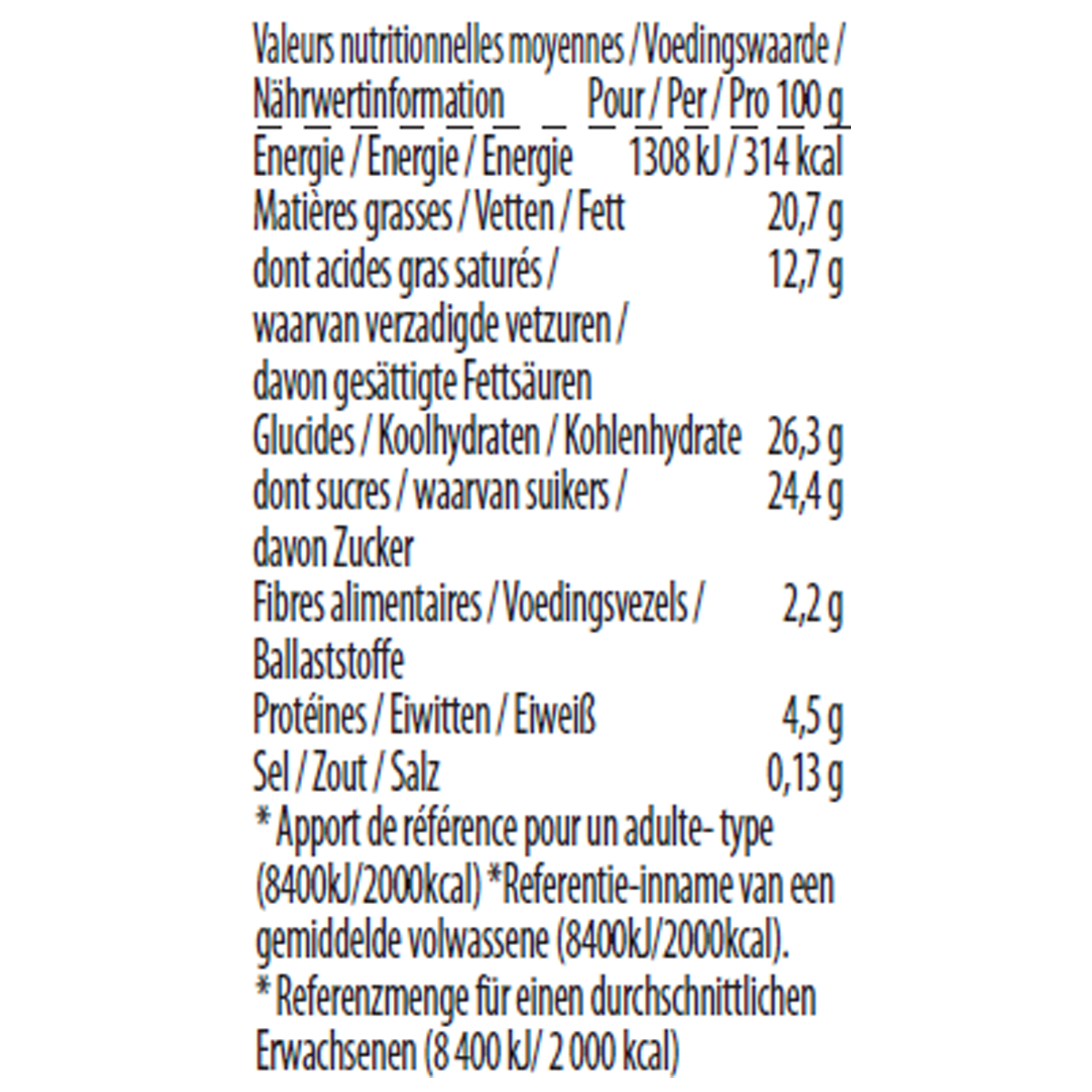 belgian chocolate minicup