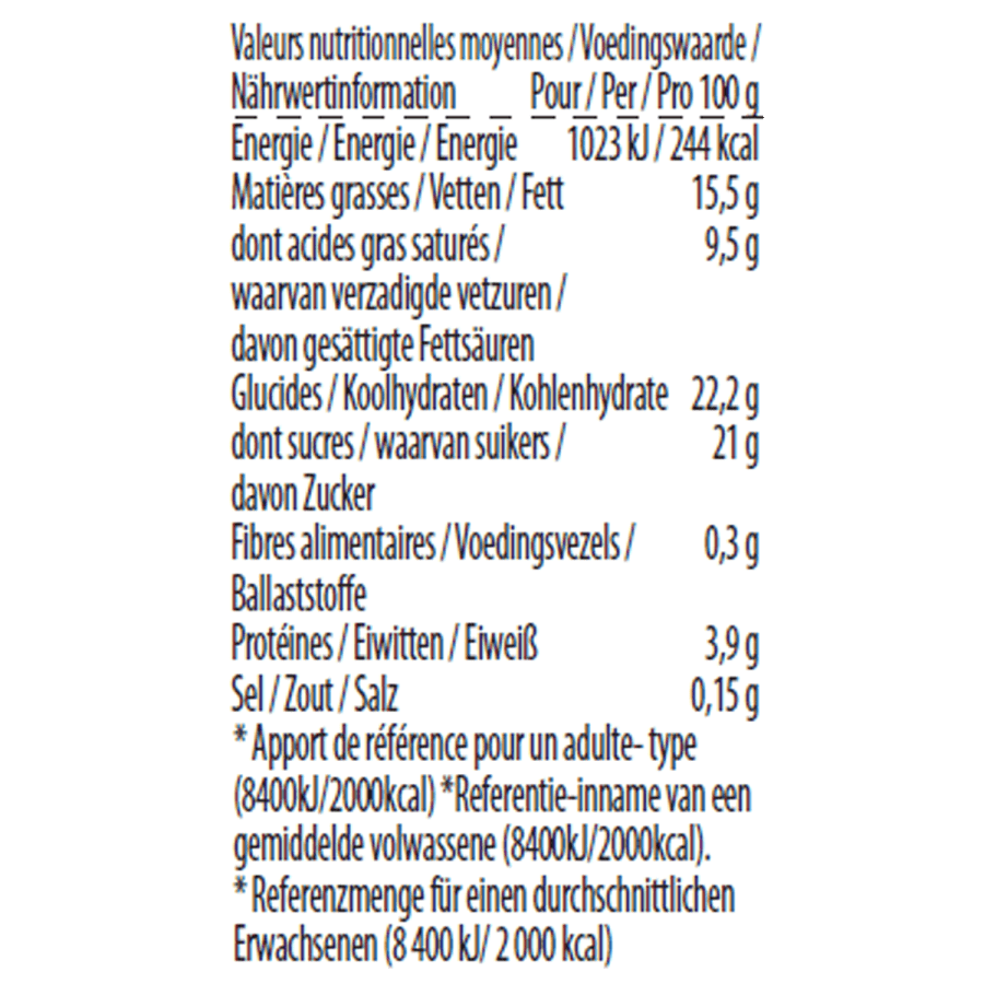strawberries and cream minicup nutritation